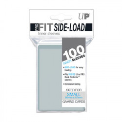 PRO-FIT SIDE-LOAD SMALL DECK INNER SLEEVES (60MM*87MM) (100U) - ULTRA PRO