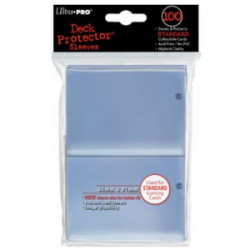 100 DECK PROTECTOR SLEEVES (TRANSLUCENT) (66x91mm) - ULTRA PRO