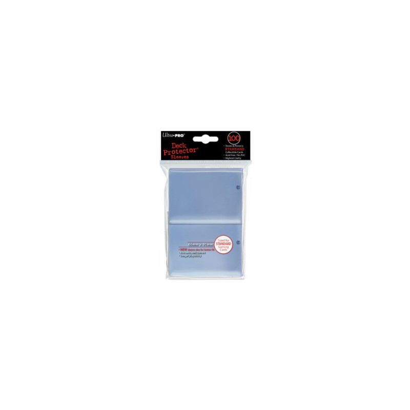 100 DECK PROTECTOR SLEEVES (TRANSLUCENT) (66x91mm) - ULTRA PRO